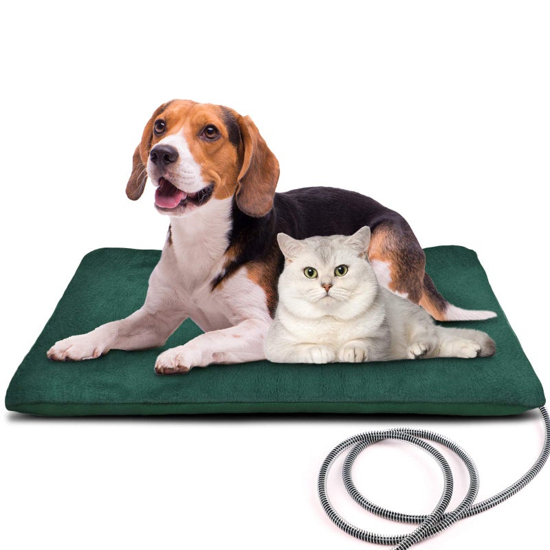 PETNF Outdoor Pet Heating Pads for Dog,Soft Electric Blanket Auto Temperature Control,Heated Mat for Dog House,Whelping Supply for Pregnant New Born Stray Feral Cat Puppy,Safe - Image 1